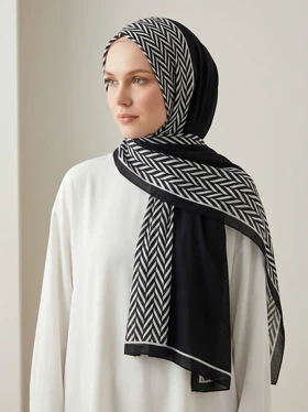 شال حریر گندمی