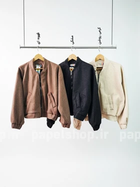 بامبر فوتر ساده جیب‌دار