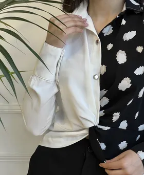 شومیز گره‌ای پلنگی