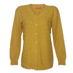 ژاکت بافت گپ ترک زنانه دکمه دار