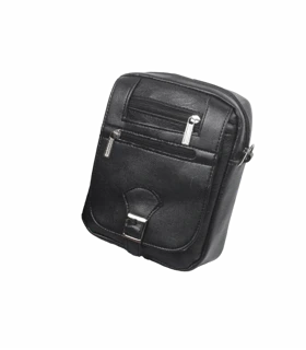 کیف دوشی چرم سگگ دار