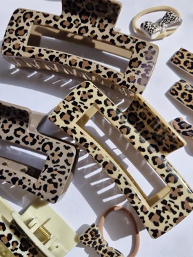 کلیپس مستطیل پلنگی- کد 829