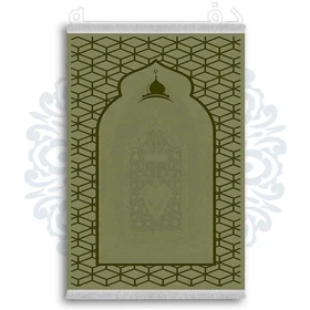 فرشینه از جنس پارچه هازان مخمل ترک طرح سجاده برند دفه کد DSJ 21