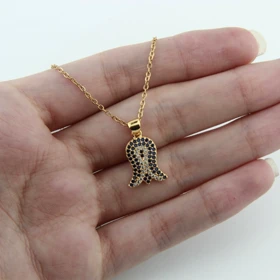 گردنبند زنانه نگینی