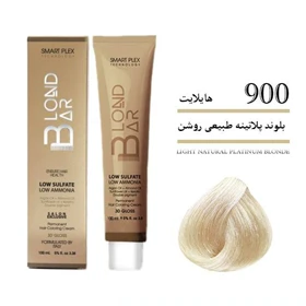 رنگ مو شماره 900 بلوند پلاتینه طبیعی روشن بلوند بار Blond Bar