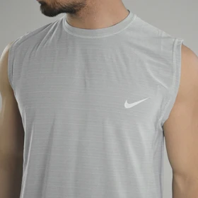 رکابی ورزشی مردانه نایک مدل VHD-Dri Fit-4K0993 طوسی روشن