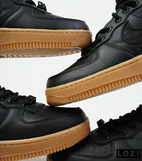 کفش کتانی ساق‌دار مردانه مشکی NIKE AIRFORCE AF1