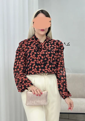 شومیز حریر شارلوت