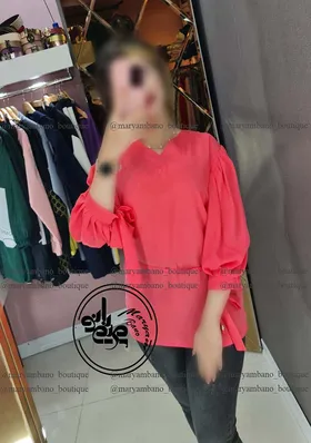 تونیک آستین پلیسه