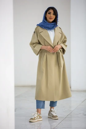 مانتو مازراتی ملانژ دنیز (نخودی)