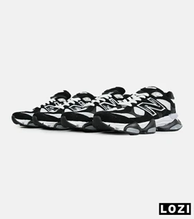کفش کتانی مردانه و زنانه سفید مشکی NEW BALANCE 9060