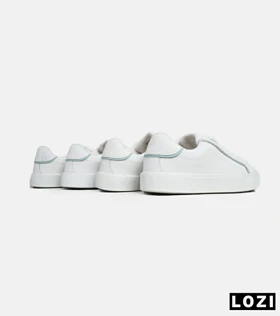کفش کتانی مردانه سفید آبی PULL&BEAR