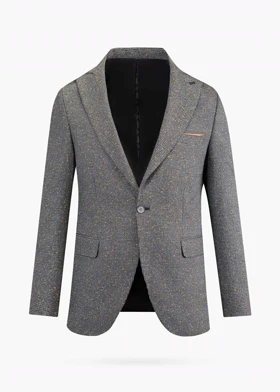 کت تک کژوال ترک طرح دار مشکی