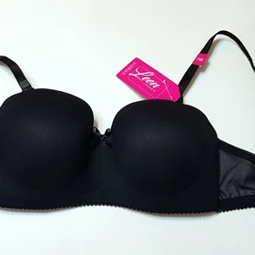 سوتین برند لین کاپ‌دار فنردار کد 702 مشکی