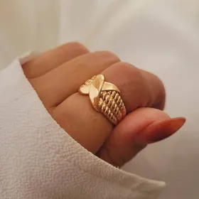 انگشتر زنانه ژوپینگ فرد طرح ایکس دیوید یورمن