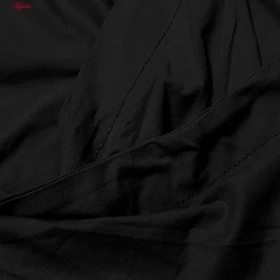 ست تیشرت و شلوارک ورزشی زنانه رنگ مشکی مدل 5223-697P