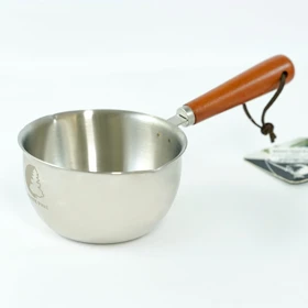 شیر جوش دو لبه استیل 300 دسته چوبی WP
