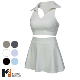 ست کراپ شورتک کاپ‌دار کدLQ-1047