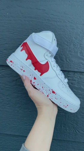 کفش ایرفورس ساق بلند کاستوم Custom Air Force 1