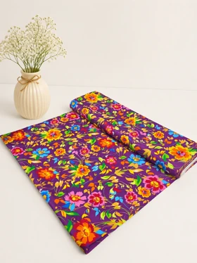 پارچه ملحفه ای نخی عرض 1.5 کد 519