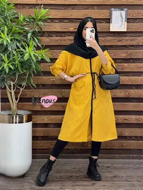 بارانی بلند کمرگت