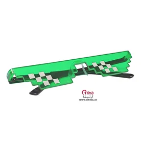 عینک گنگ پیکسلی ترند/ رنگ سبز
