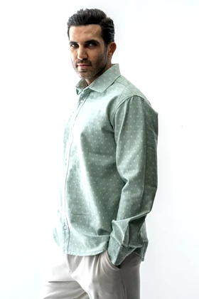 پیراهن ژاکارد رگولار مردانه