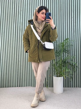 کاپشن کلاهدار ونوس