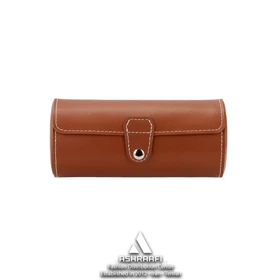 جعبه ساعت 3 عددی Leather Travel Watch Case 3-B