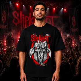 تیشرت طرح گروه متال اسلیپنات slipknot کد 07