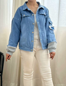 کاپشن جین داخل خز کد 3180