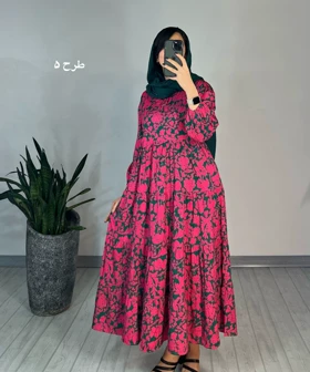 پیراهن طرحدار مزونی43