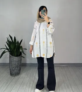 مانتو گلدوزی آزاده