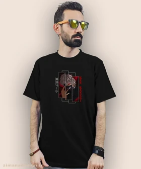 تیشرت مردانه و زنانه طرح توکیو غول شخصیت کانکی کد 914