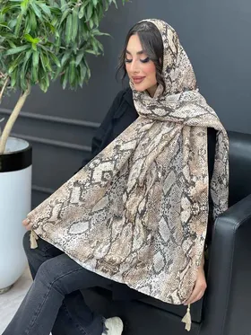 شال طرح پوست ماری