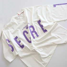 تیشرت لانگ secret کد 6085 (سفید)
