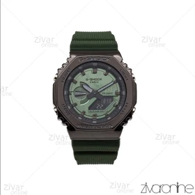 ساعت جی شاک GM2100H مردانه چند ضلعی سبز مشکی 105832