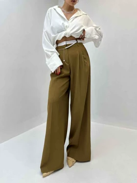 شلوار پارچه ای مرواریدی