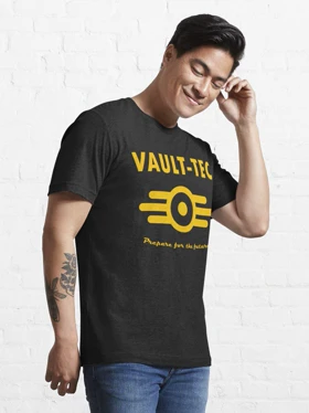 تیشرت طرح فال اوت | Vault-Tec Logo Essential T-Shirt کد 223470