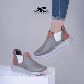 نیم بوت زنانه چرم اسپرت