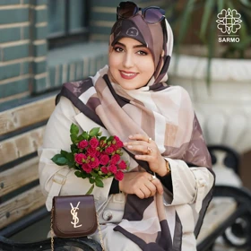 روسری نخ پنبه لوریا