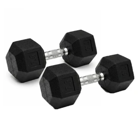 دمبل بدنسازی لاین اسپرت مدل Hexagon وزن 7.5 کیلو گرم بسته دو عددی