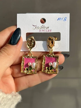 گوشواره میناکاری Mi8