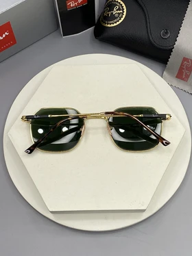 عینک آفتابی Ray-Ban RB8094 دو رنگ طلایی/مشکی عدسی کریستال ضد UV