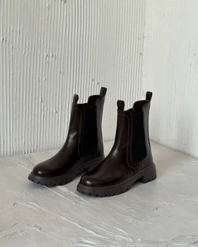 نیم بوت چلسی – قهوه ای  کد 1200141