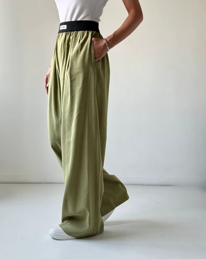 شلوار کمر کش کد 200238