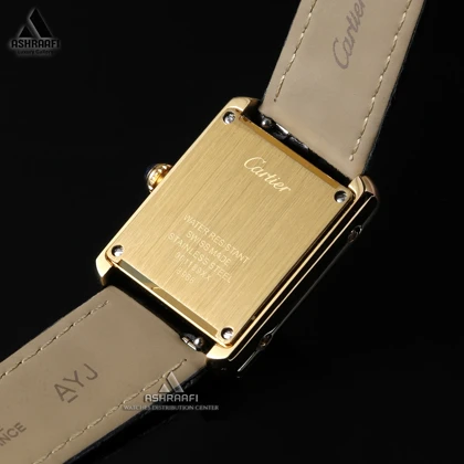 ساعت کارتیه بند چرمی Cartier Tank Solo GKW1