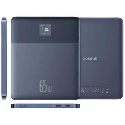 پاوربانک تایپ‌سی 65 وات 12000 بیسوس PPBLD2-65
