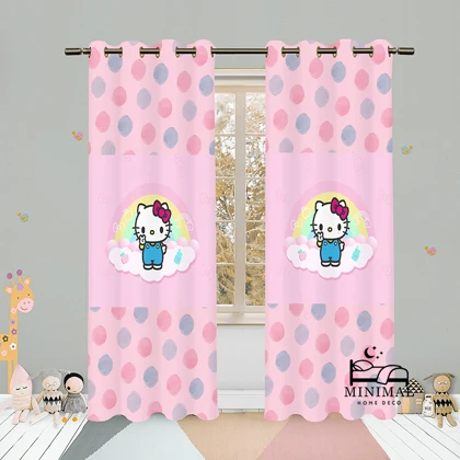 پرده کودک طرح کیتی مدل W5142