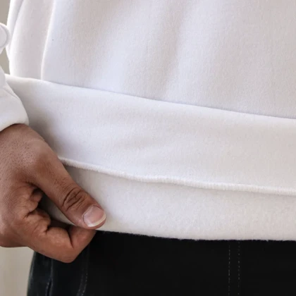 دورس سفید بیسیک لش سه نخ درجه یک گرماژ بالا * پنبه گرد باف